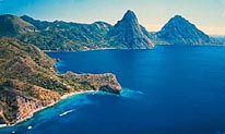 Les Pitons de Santa Lucia