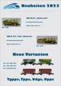Flyer nouveautés Aare Valley Models 2023